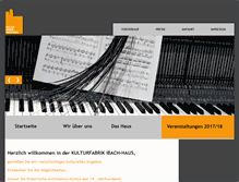 Tablet Screenshot of kulturfabrik-ibachhaus.de